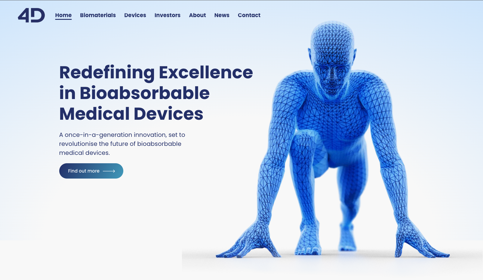 4D Medicine Launches New Corporate Website to Showcase Next-Generation Bioabsorbable Polymer and Medical Device Solutions